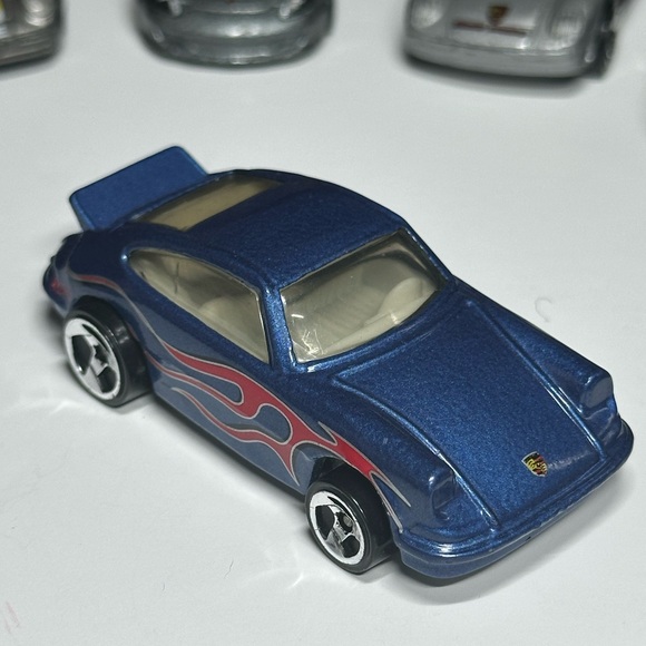 Hot wheels Porsches 5 car lot Die-Cast Toy Car Set - Silver, Blue, Black - Picture 9 of 14
